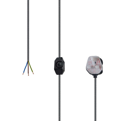 Plug-In Fabric Cable Pendant Kit with Dimmer – 2 m, Optional Metal Holder - photo 33