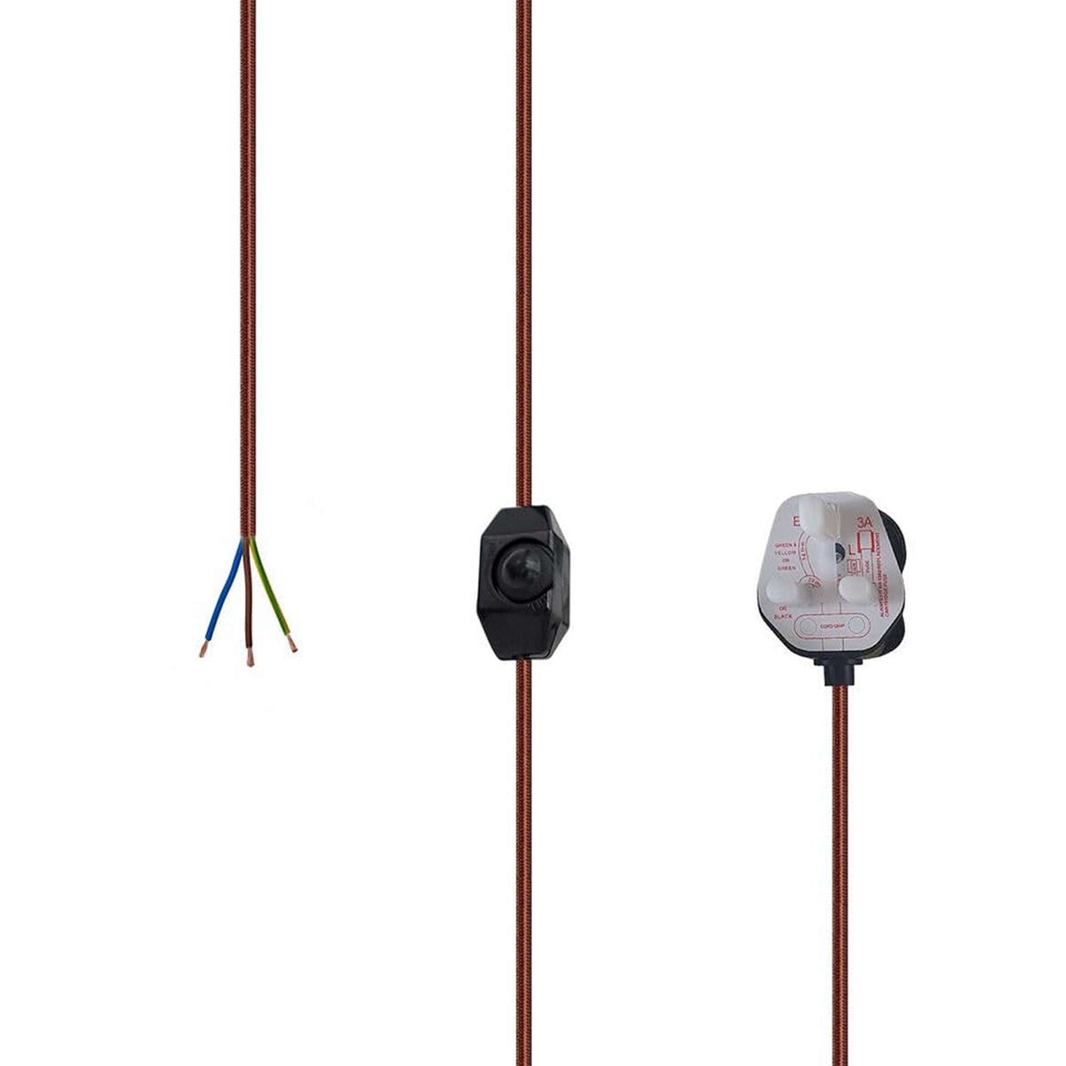 Plug-In Fabric Cable Pendant Kit with Dimmer – 2 m, Optional Metal Holder - photo 31