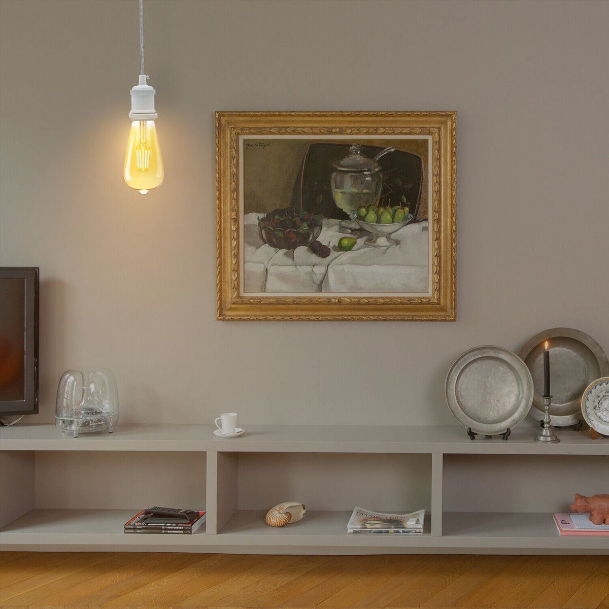 2 m Pendant Light Set – White or Satin Nickel, E27 - photo 2