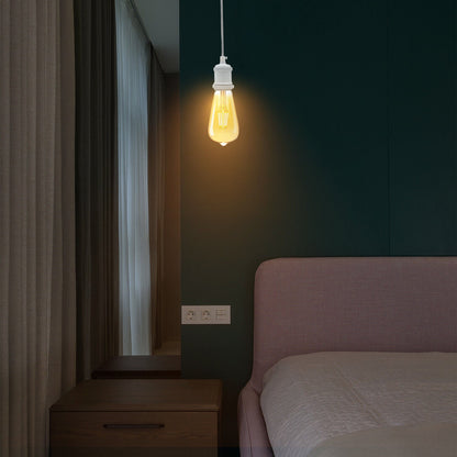 2 m Pendant Light Set – White or Satin Nickel, E27 - photo 3