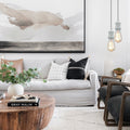 2 m Pendant Light Set – White or Satin Nickel, E27