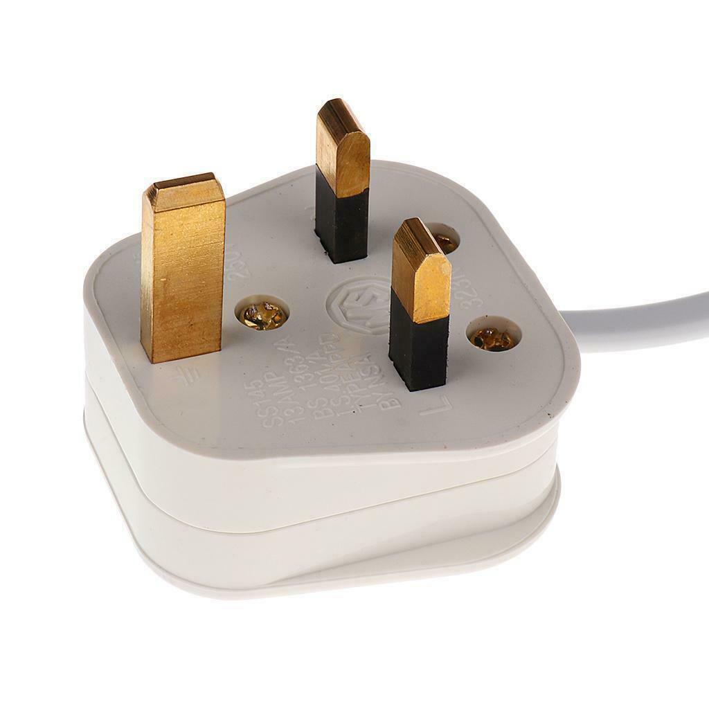 Plug-In Pendant Lamp Holder Kit – White, 2 m Cable, Switch, UK Plug - photo 5