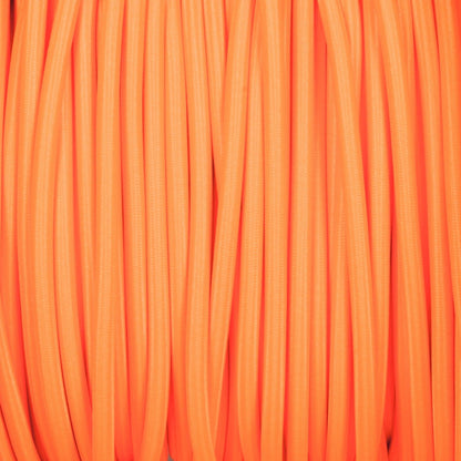 3 Core Round Fabric Cable 0.75mm – 1 m to 3 m - Orange, 2 m