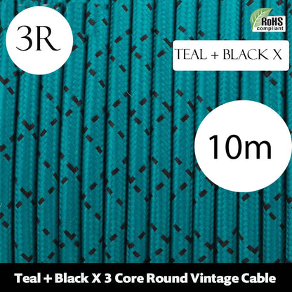 3 Core Round Fabric Cable 0.75mm – 4 m to 10 m - photo 39