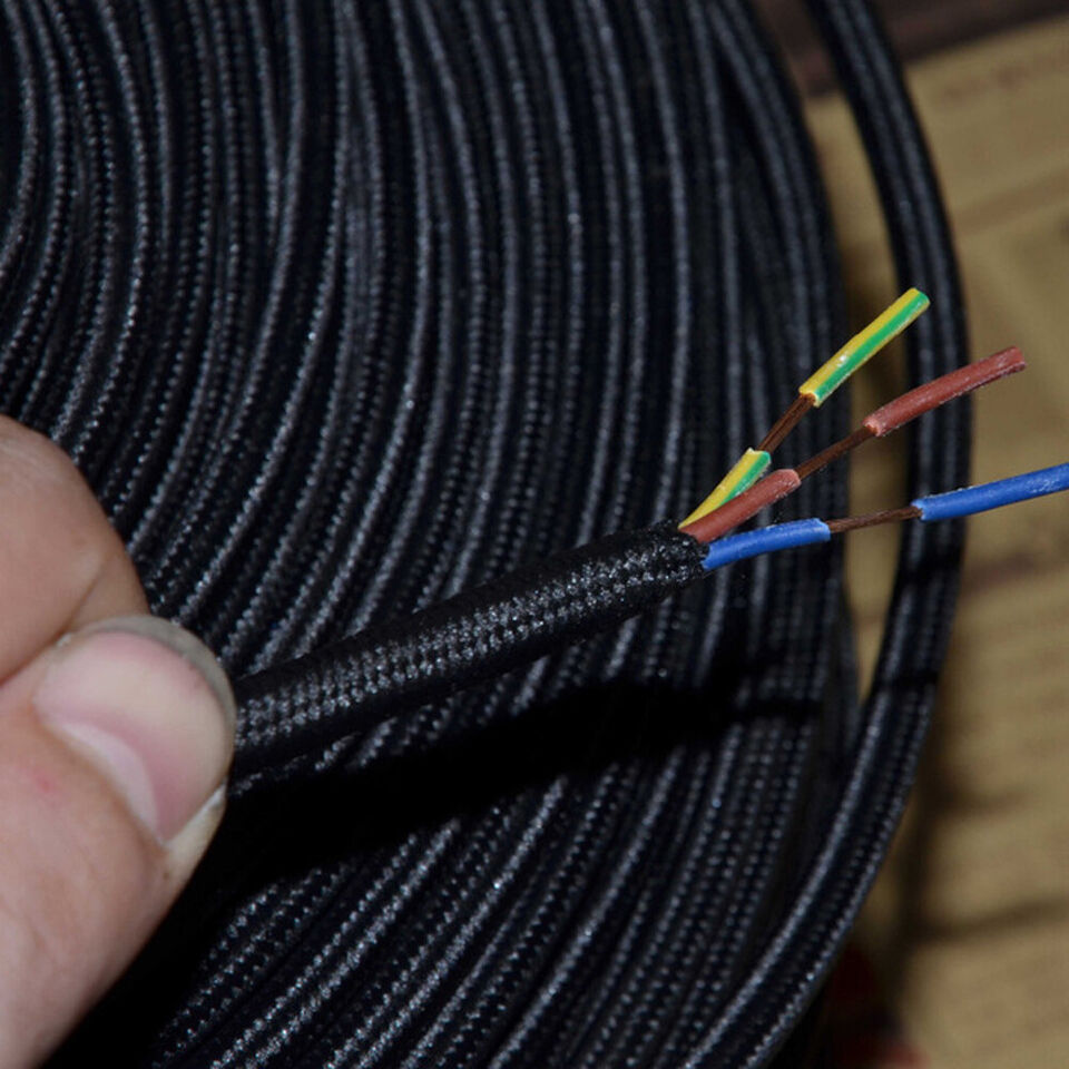 3 Core Round Fabric Cable 0.75mm – 4 m to 10 m - photo 6