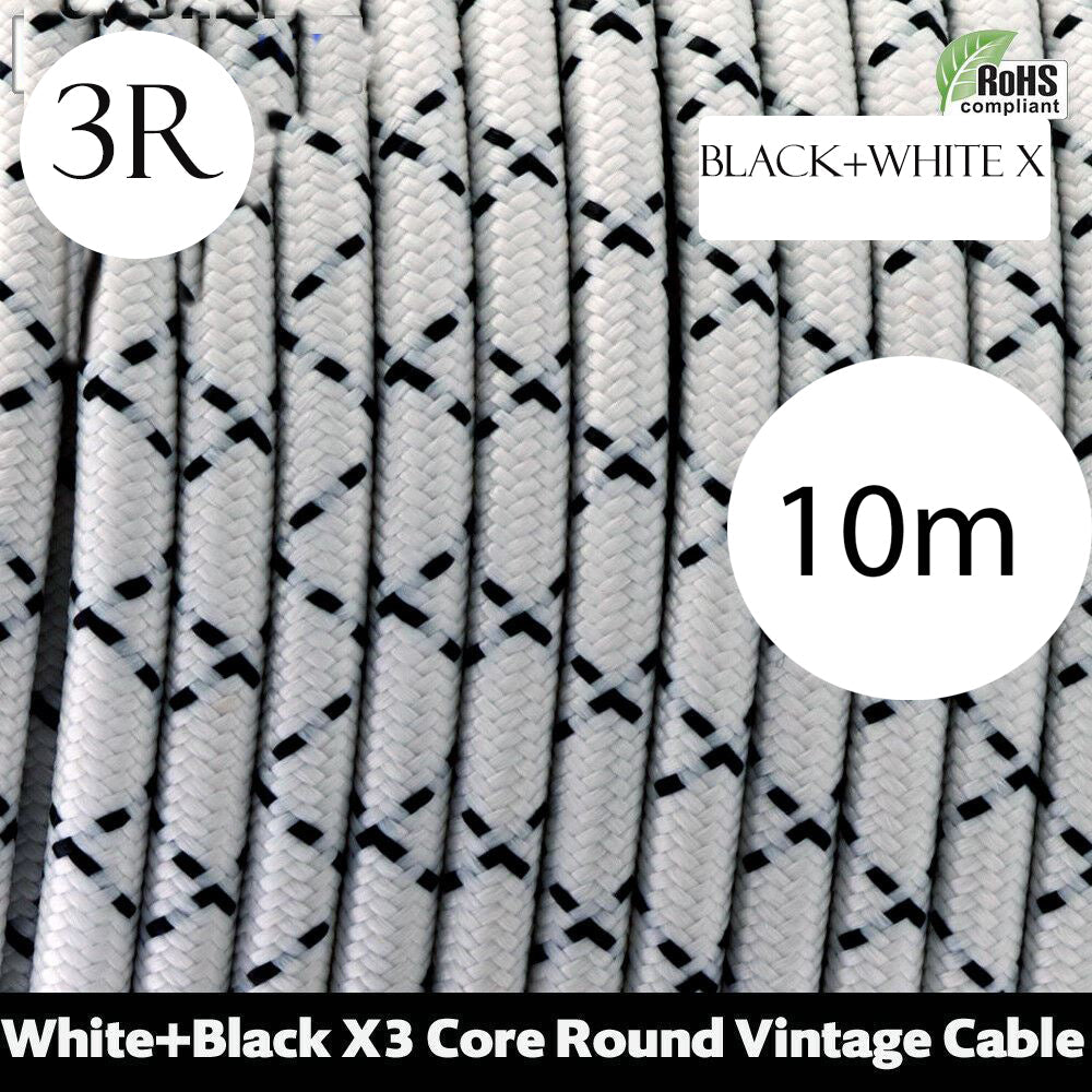 3 Core Round Fabric Cable 0.75mm – 4 m to 10 m - photo 38