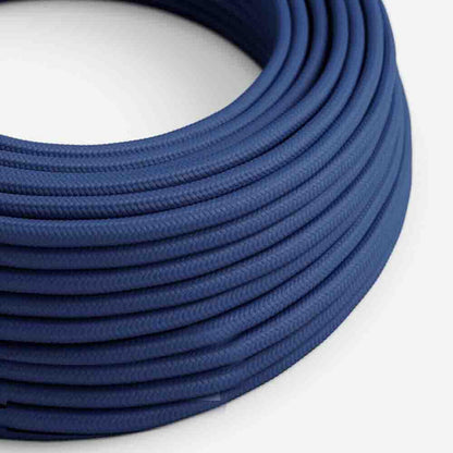 3 Core Round Fabric Cable 0.75mm – 4 m to 10 m - Dark Blue, 4 m