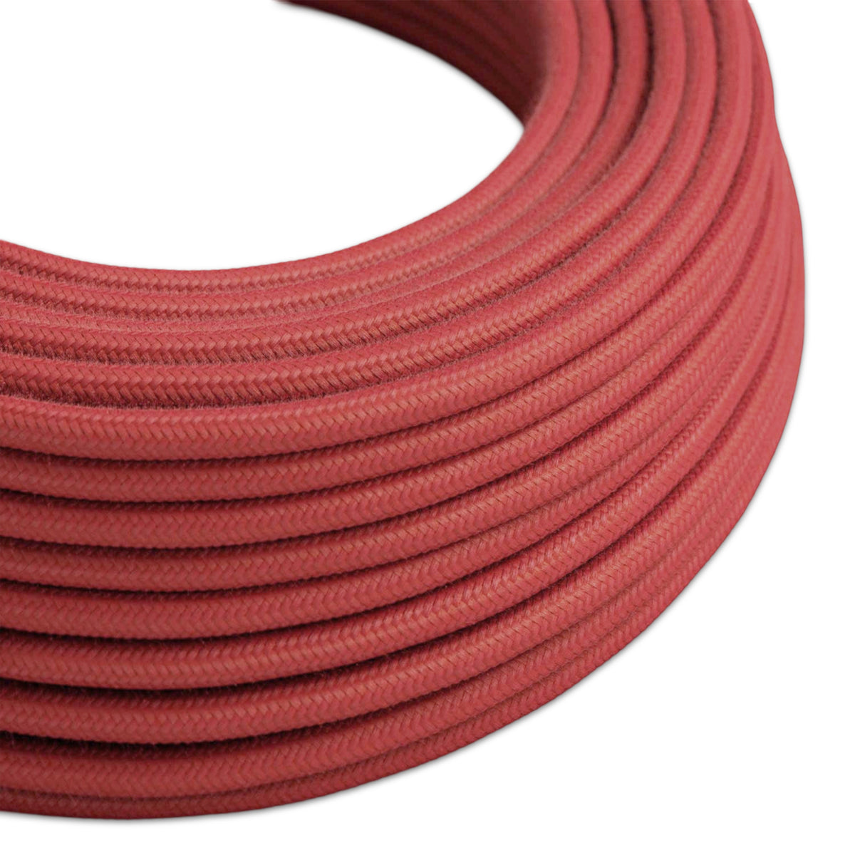 3 Core Round Fabric Cable 0.75mm – 4 m to 10 m - Peach, 5 m