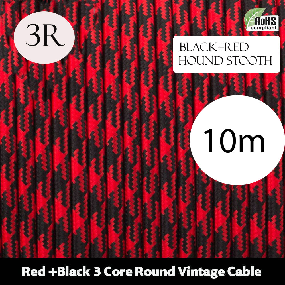 3 Core Round Fabric Cable 0.75mm – 4 m to 10 m - photo 37