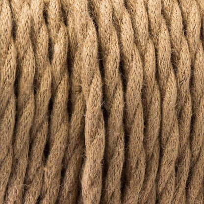 3 Core Twisted Fabric Cable 0.75mm – 1 m to 3 m - Hemp, 3 m