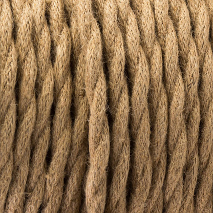 3 Core Twisted Fabric Cable 0.75mm – 20 m to 100 m Reels - Hemp, 20 m