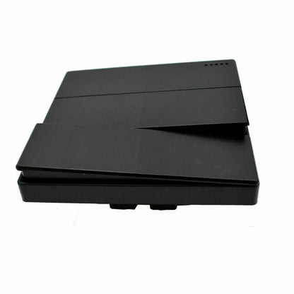 3 Gang Screwless Wall Light Switch Black - photo 4