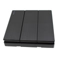 3 Gang Screwless Wall Light Switch Black