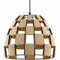 Woven Hemp Dome Lamp Shade – 32.5 cm, Easy Fit with Reducer Ring