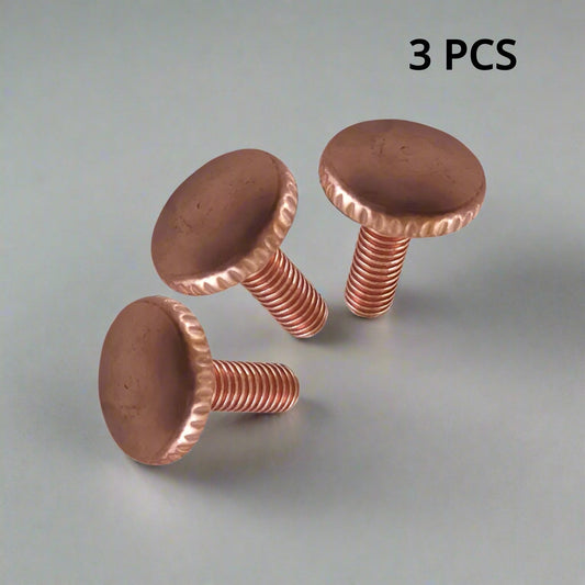 M4 Knurled Thumb Screws for Lamp Shade Rings, Pack of 3 – 4 Finishes