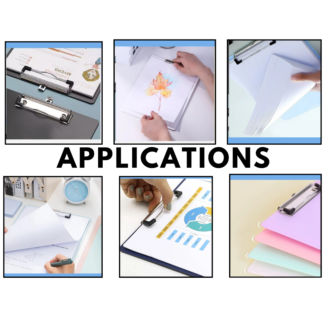 A4 Plastic Clipboards – Pack of 3, Assorted Pastel Colours - photo 2