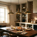 Industrial Barn Pendant Lights – Pack of 3, 30 cm, 8 Colours, E27