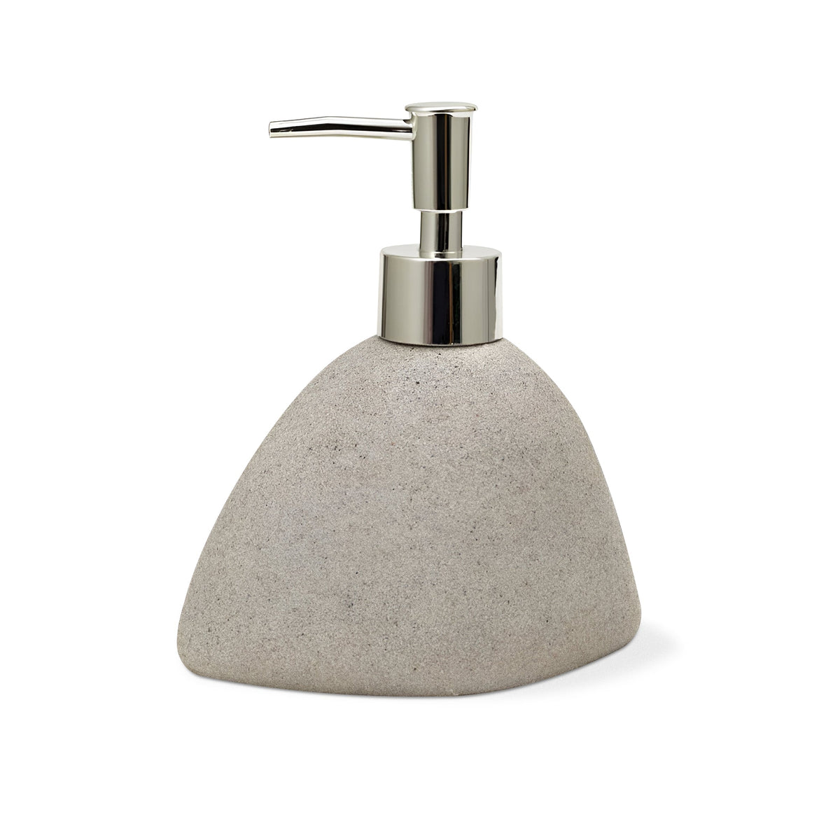 Stone-Effect Resin Bathroom Set – Pebble Shape, Off-White, 3 Pieces - photo 7