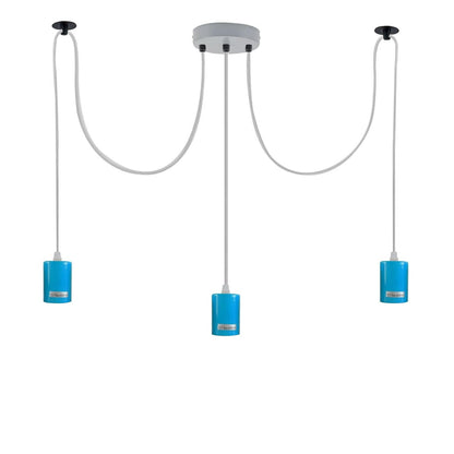 3-Way Spider Pendant Light – Adjustable Cables, E27, 6 Colours - photo 21