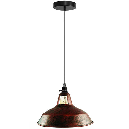 Switched Pendant Light – E27 Holder with On/Off Switch, 35 Shades - photo 34