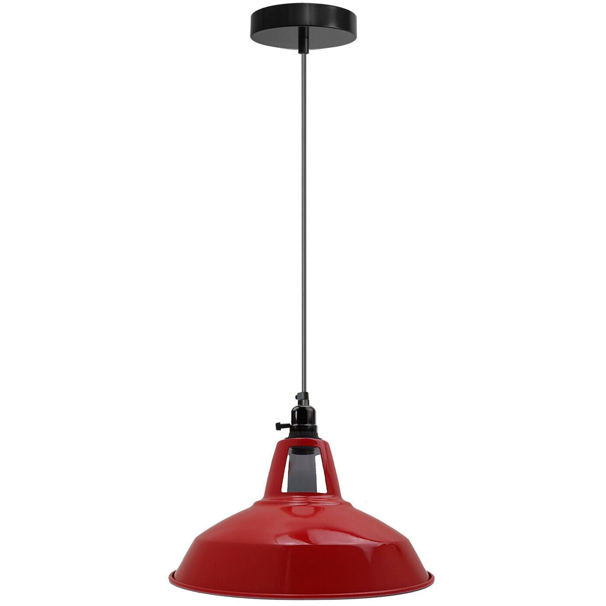 Switched Pendant Light – E27 Holder with On/Off Switch, 35 Shades - photo 35