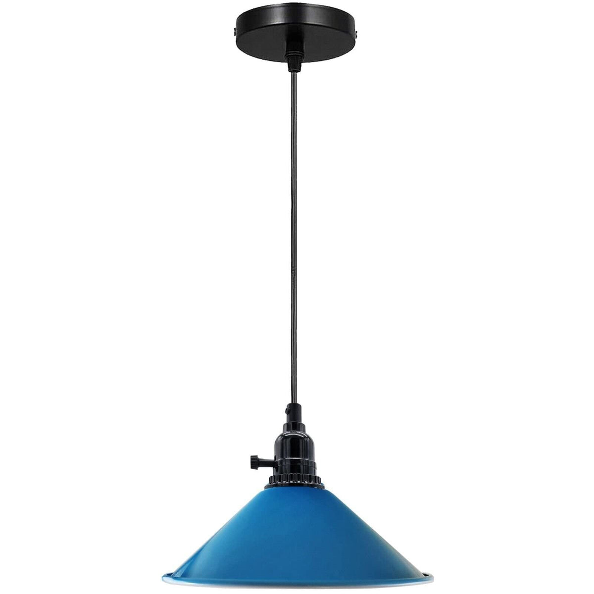 Switched Pendant Light – E27 Holder with On/Off Switch, 35 Shades - photo 7