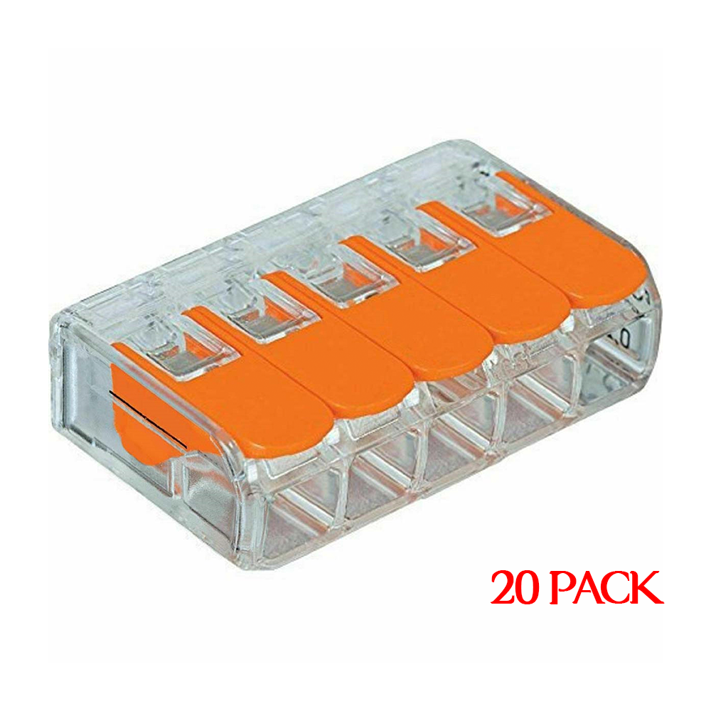 Compact Lever Wire Connectors 32A – 2, 3 & 5 Way, Transparent - photo 9