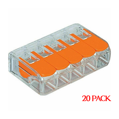 Compact Lever Wire Connectors 32A – 2, 3 & 5 Way, Transparent - photo 9