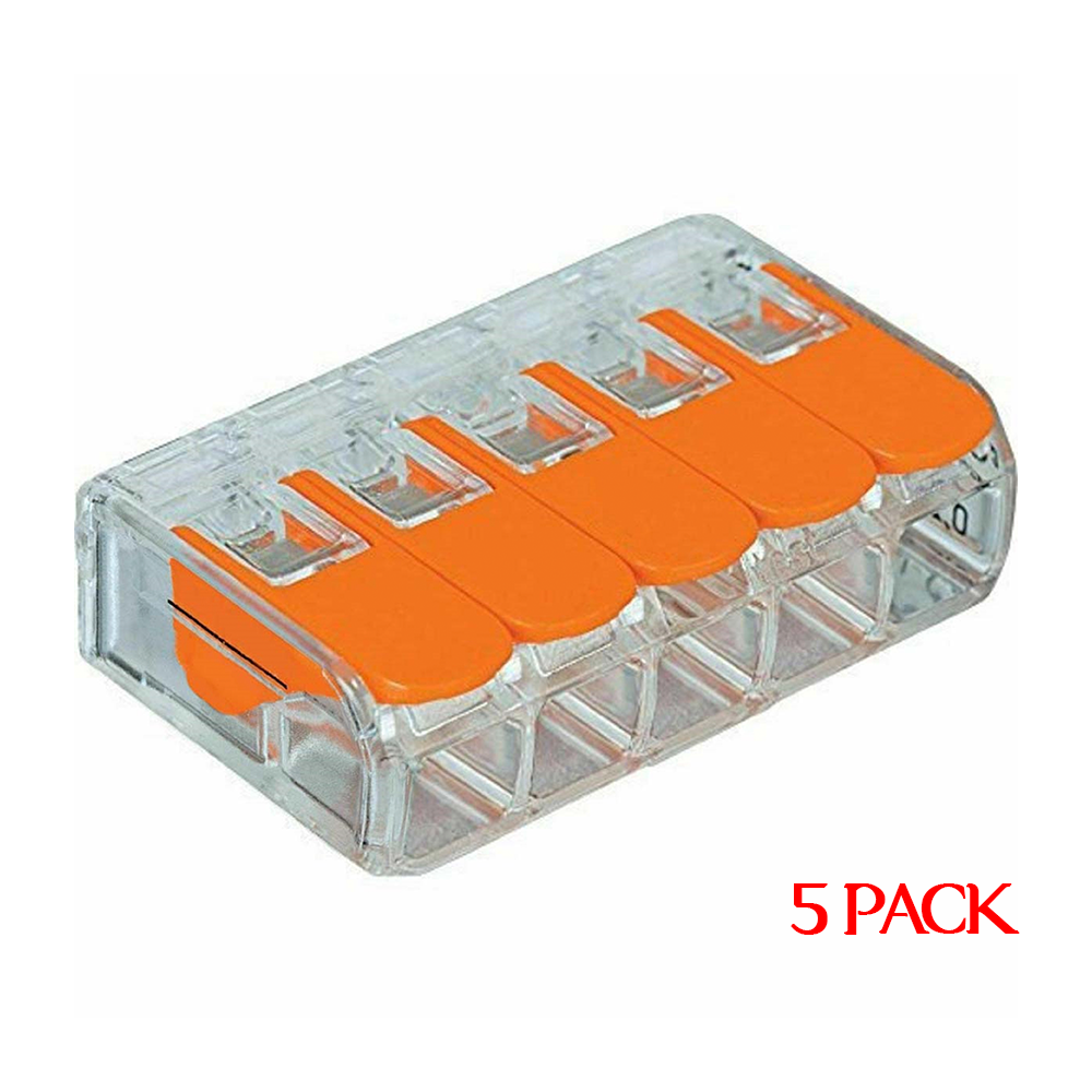 Compact Lever Wire Connectors 32A – 2, 3 & 5 Way, Transparent - photo 10