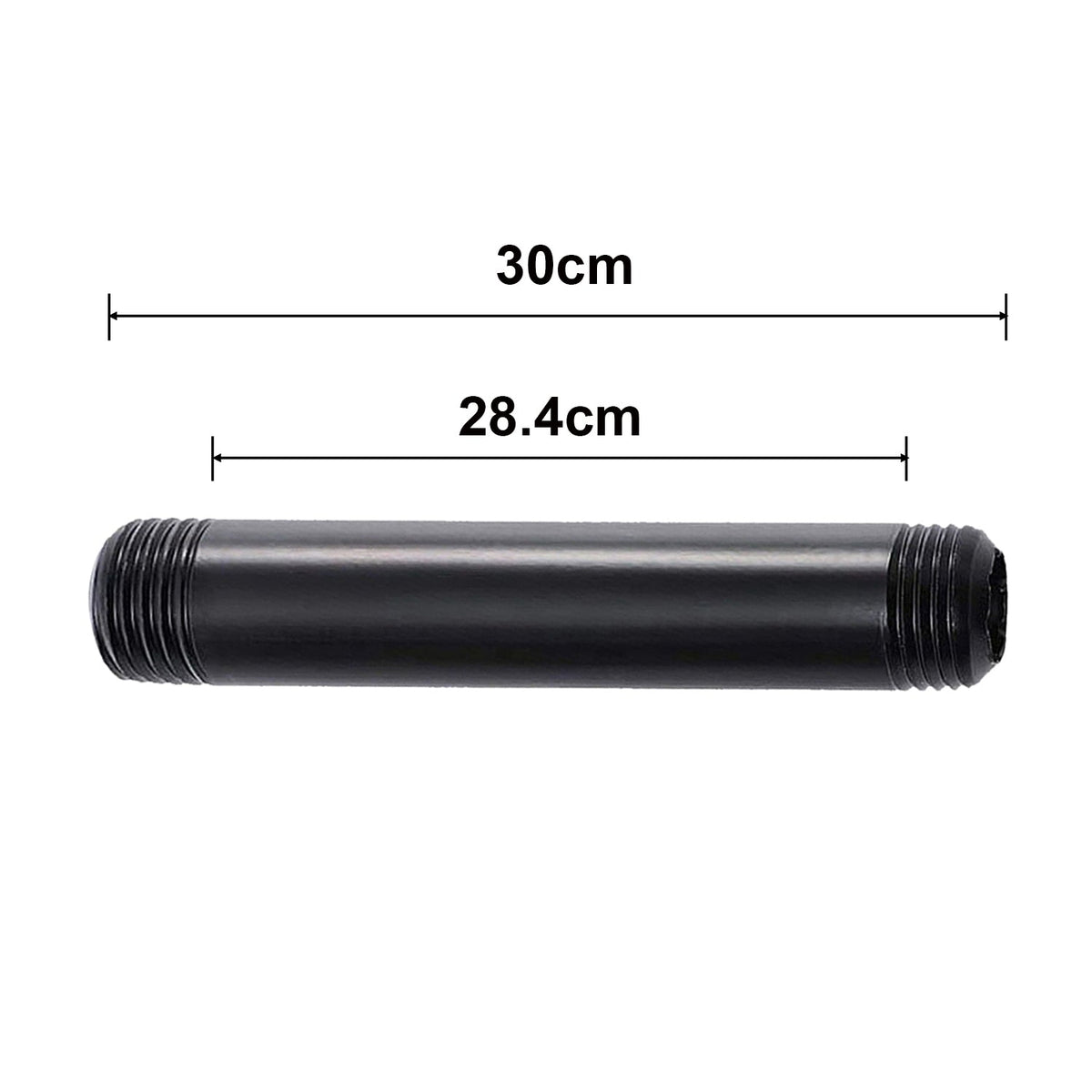 3/4 Inch BSP Black Malleable Iron Threaded Pipe – 2.5 cm to 50 cm - photo 3