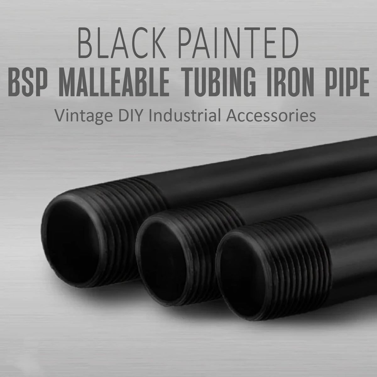 3/4 Inch BSP Black Malleable Iron Threaded Pipe – 2.5 cm to 50 cm - photo 5