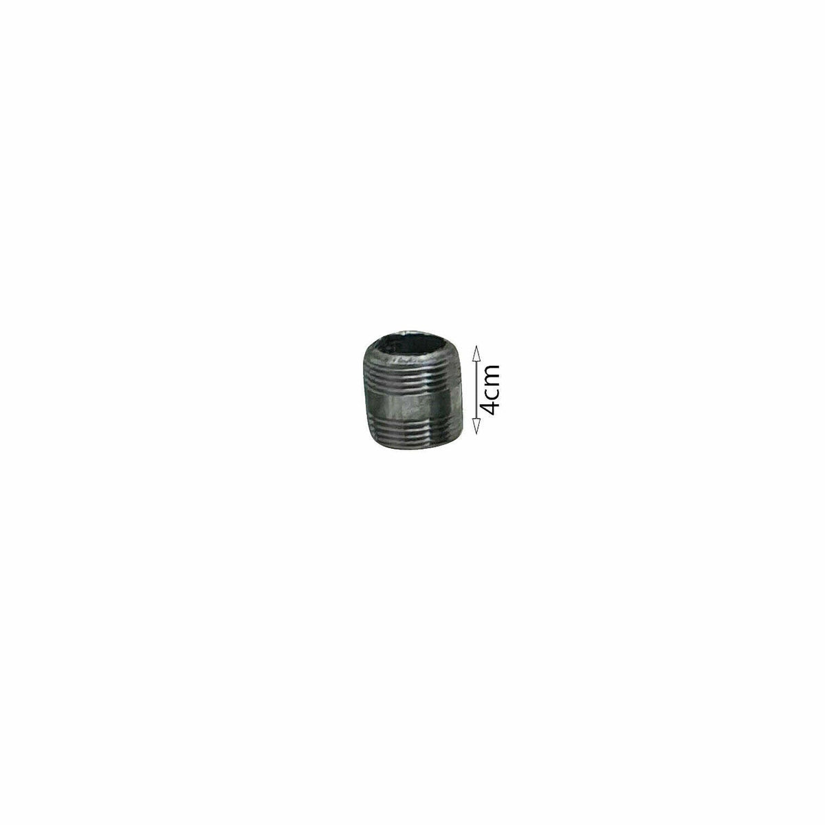 3/4 Inch BSP Galvanised Threaded Pipe – 4 cm to 60 cm - 4 cm, Single