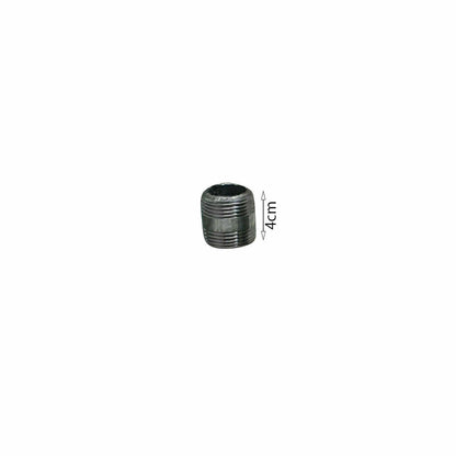 3/4 Inch BSP Galvanised Threaded Pipe – 4 cm to 60 cm - 4 cm, Single