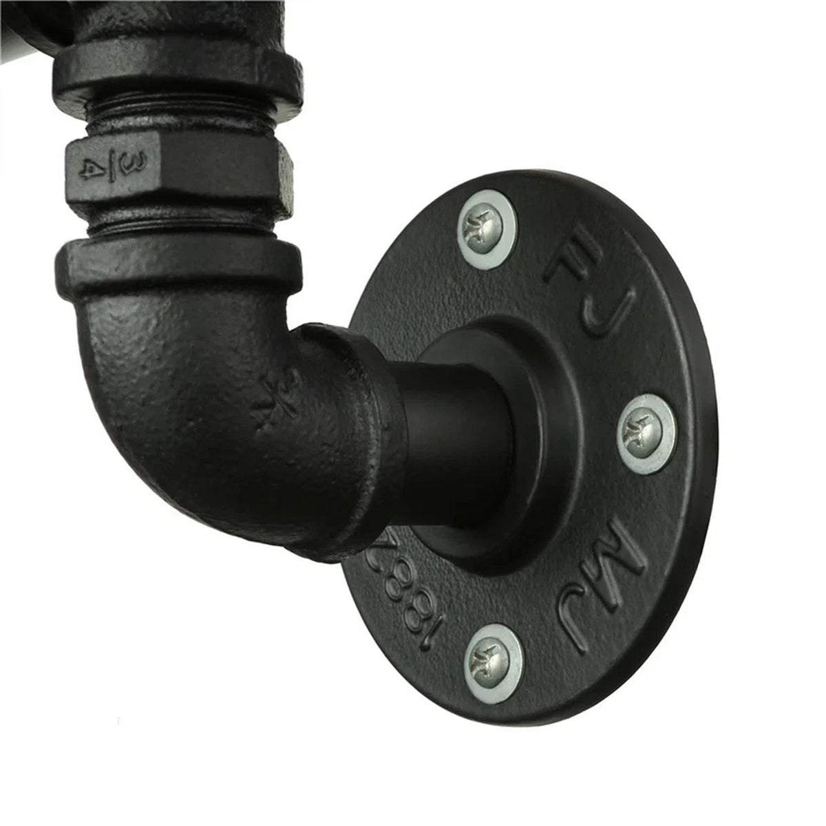 3/4 Inch BSP Malleable Iron 90 Degree Elbow Black - photo 3