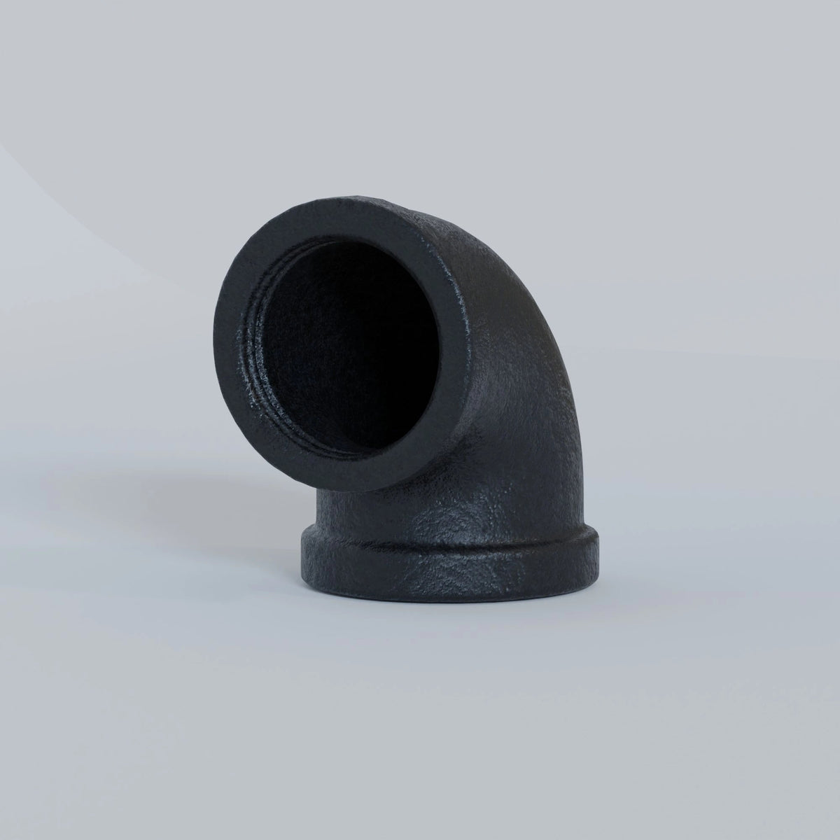 3/4 Inch BSP Malleable Iron 90 Degree Elbow Black - photo 4