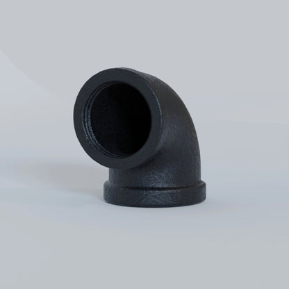 3/4 Inch BSP Malleable Iron 90 Degree Elbow Black - photo 4