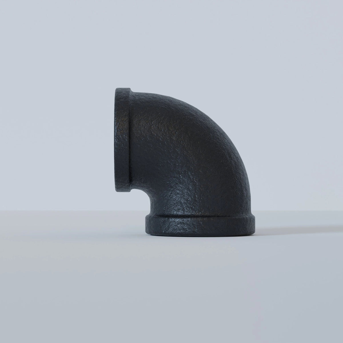 3/4 Inch BSP Malleable Iron 90 Degree Elbow Black - photo 5