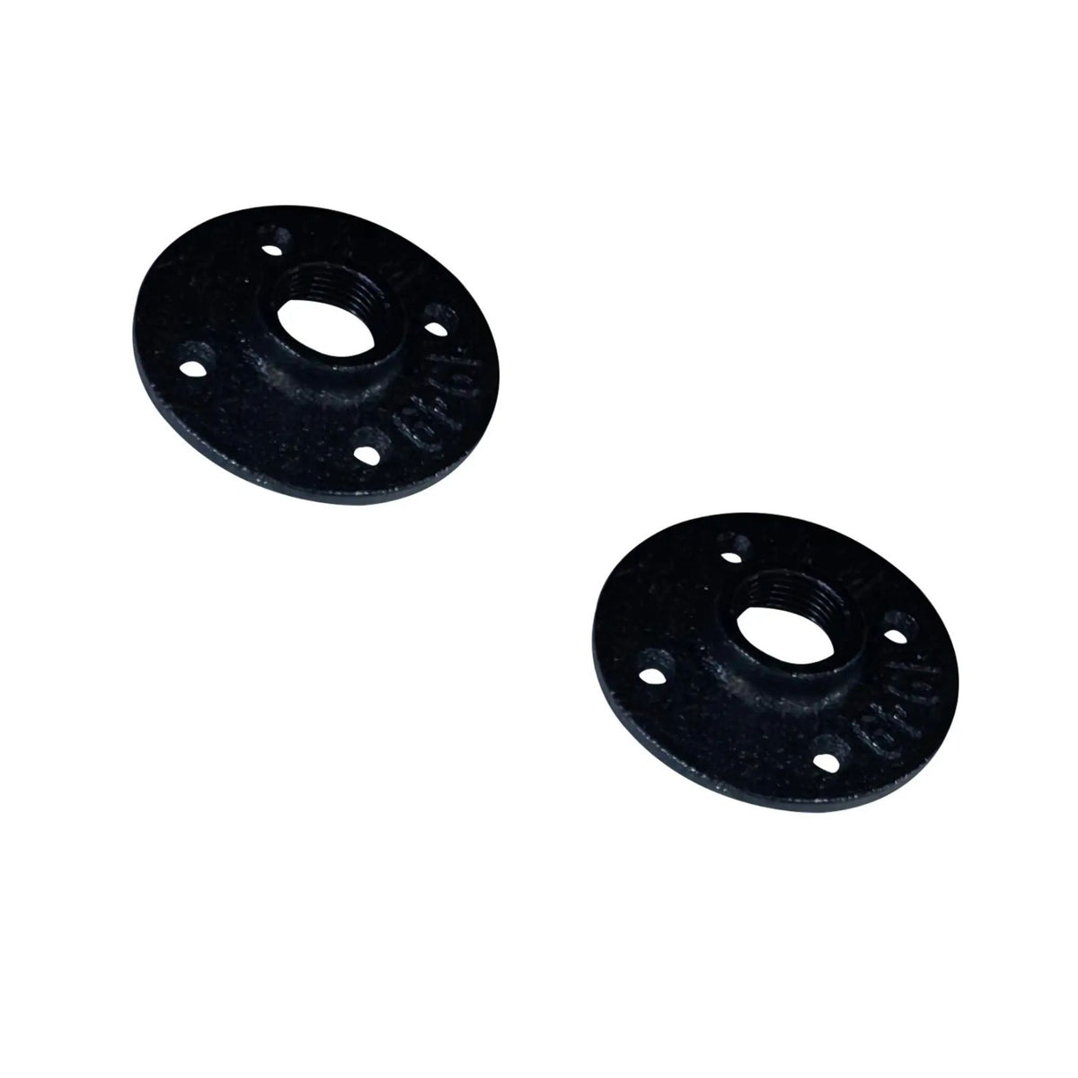 3/4 Inch BSP Malleable Iron Floor Flange Black - photo 2