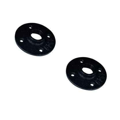 3/4 Inch BSP Malleable Iron Floor Flange Black - photo 2