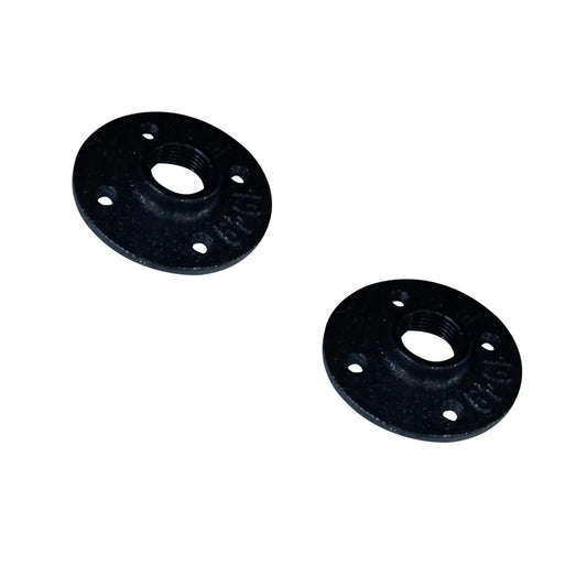 3/4 Inch BSP Malleable Iron Floor Flange Black - photo 2