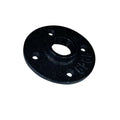 3/4 Inch BSP Malleable Iron Floor Flange Black - Single