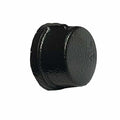 3/4 Inch BSP Malleable Iron Pipe End Cap Black - Single