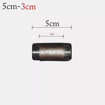 3/4 Inch BSP Raw Malleable Iron Threaded Pipe – 2.5 cm to 40 cm - 5 cm, Single