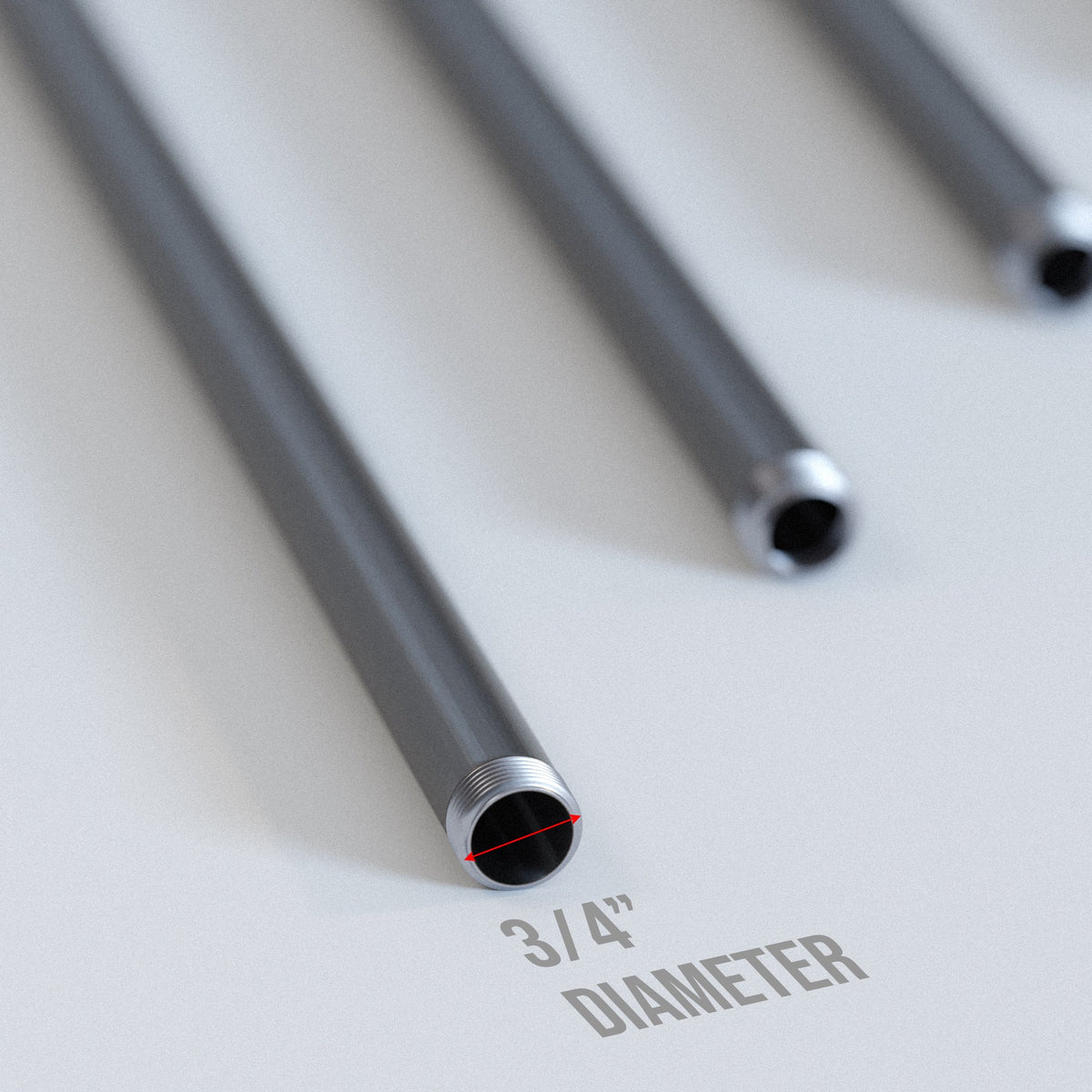 3/4 Inch BSP Raw Malleable Iron Threaded Pipe – 2.5 cm to 40 cm - photo 8