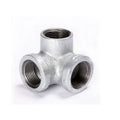 3/4 Inch Galvanised Malleable Iron 3 Way Pipe Fitting - Single