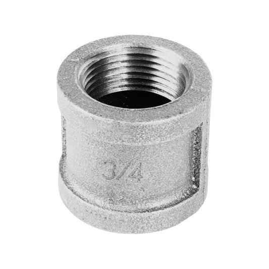 3/4 Inch Galvanised Malleable Iron Coupling - Single