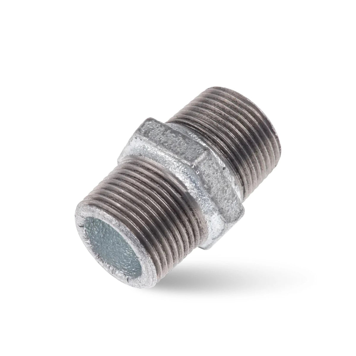 3/4 Inch Galvanised Malleable Iron Hex Nipple - Single