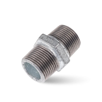 3/4 Inch Galvanised Malleable Iron Hex Nipple - Single