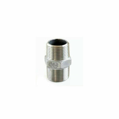 3/4 Inch Galvanised Malleable Iron Hex Nipple - photo 3