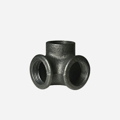 3/4 Inch Malleable Iron 3 Way Corner Pipe Fitting Raw - photo 4